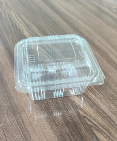 Square hinge box with lid